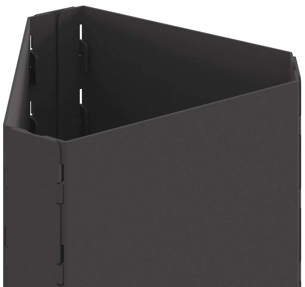 vidaXL Τζάκι με Καμινάδα Μαύρο 50x43x52 εκ Ατσάλι