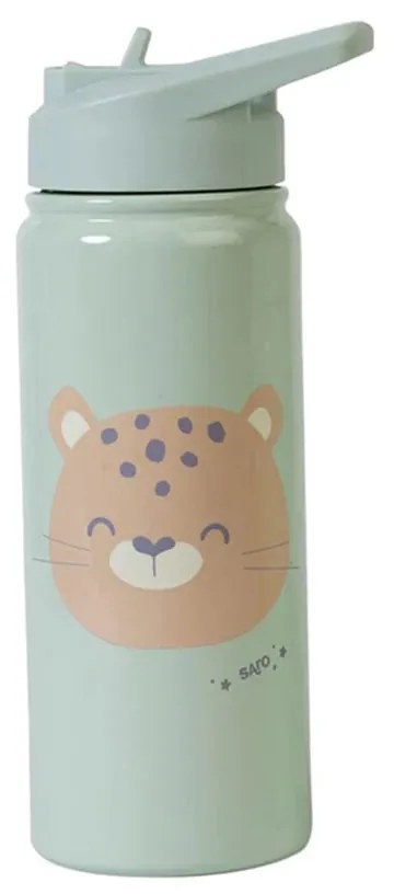 Παγούρι - Θερμός 500ml Με Καλαμάκι Saro Lion 74551