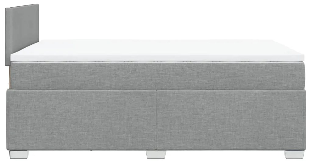 ΚΡΕΒΑΤΙ BOXSPRING ΜΕ ΣΤΡΩΜΑ ΑΝΟΙΧΤΟ ΓΚΡΙ 120X200 ΕΚ. ΥΦΑΣΜΑΤΙΝΟ 3288148