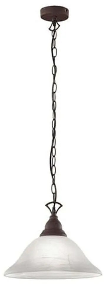 Φωτιστικό Οροφής Country R30871024 1xE27 60W Φ33 130cm Rusty RL Lighting Metal, Glass