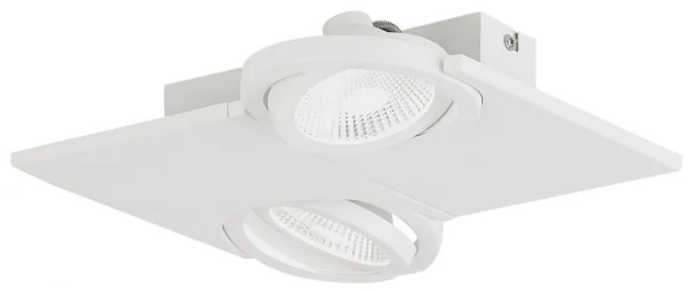 Φωτιστικό Οροφής-Σποτ 39134 Brea Led/2 White Eglo Aluminium, Glass