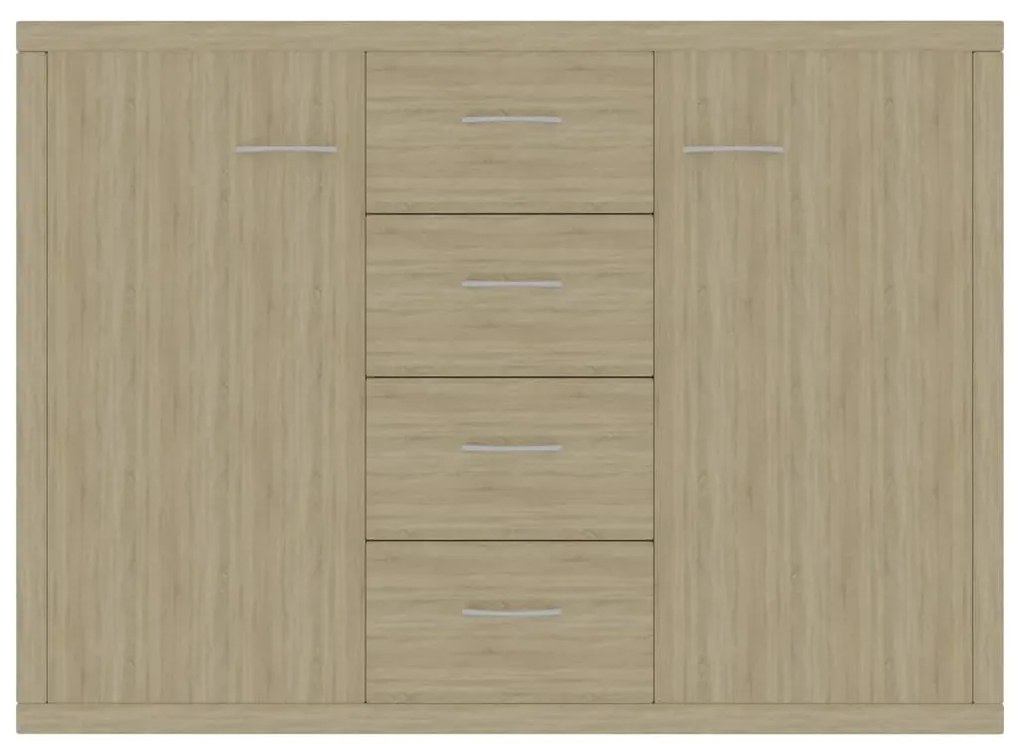vidaXL Μπουφές Sonoma Δρυς 88 x 30 x 65 εκ. από Επεξ. Ξύλο