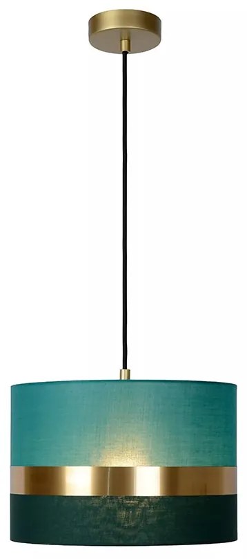 Φωτιστικό Κρεμαστό Lucide 10409-01-33 EXTRAVAGANZA TUSSE Πράσινο (Green)|Χρυσό Χρώμα (Gold Coloured)