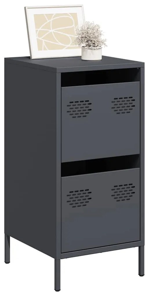 Ντουλάπι Ανθρακί 35x39x73,5 εκ. από Χάλυβα Ψυχρής Έλασης