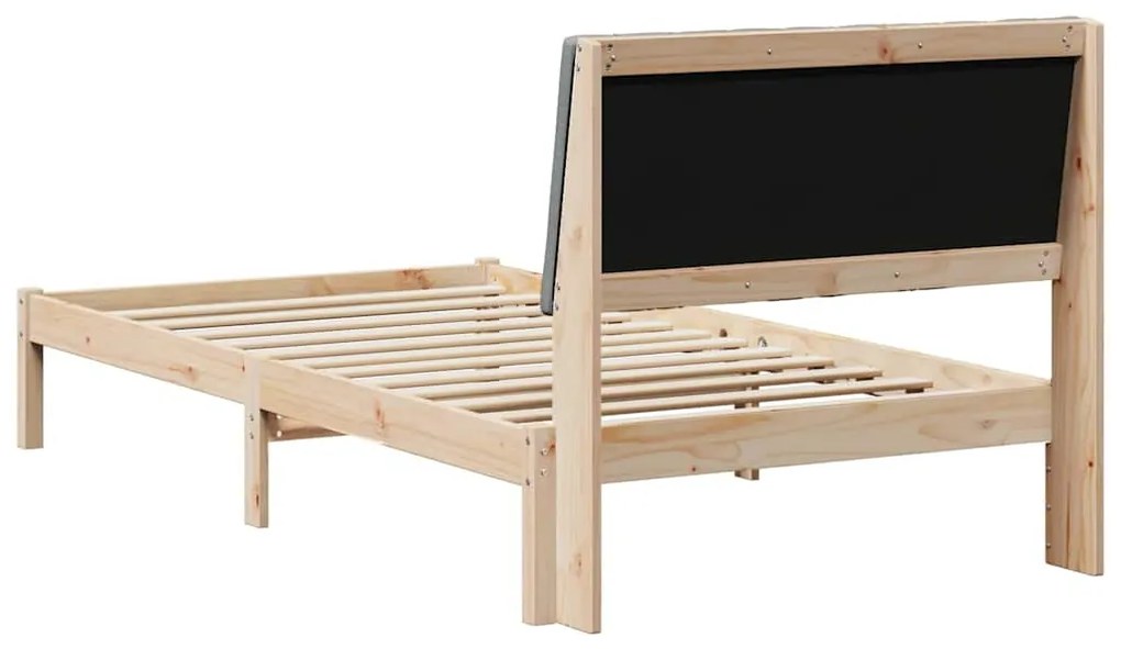 vidaXL Σκελετός Κρεβατιού Καφέ 100 x 200 cm Στερεά ξυλεία πεύκου