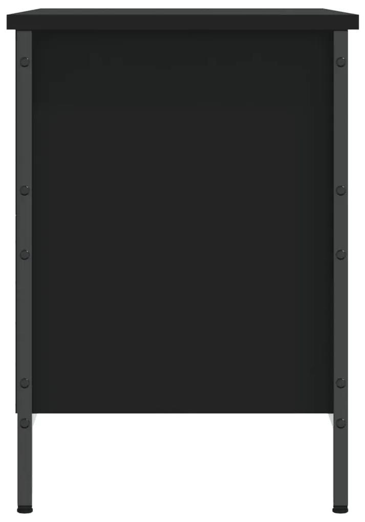 vidaXL Παπουτσοθήκη Μαύρη 69 x 35 x 50 εκ. από Επεξεργασμένο Ξύλο
