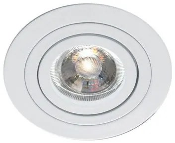 Χωνευτό Σποτ Φωτιστικό Οροφής 1xGU10/G5.3 Λευκό Ρυθμιζόμενο Φ9,2cm Richard 4106401 Viokef-4106401-Λευκό 4106401