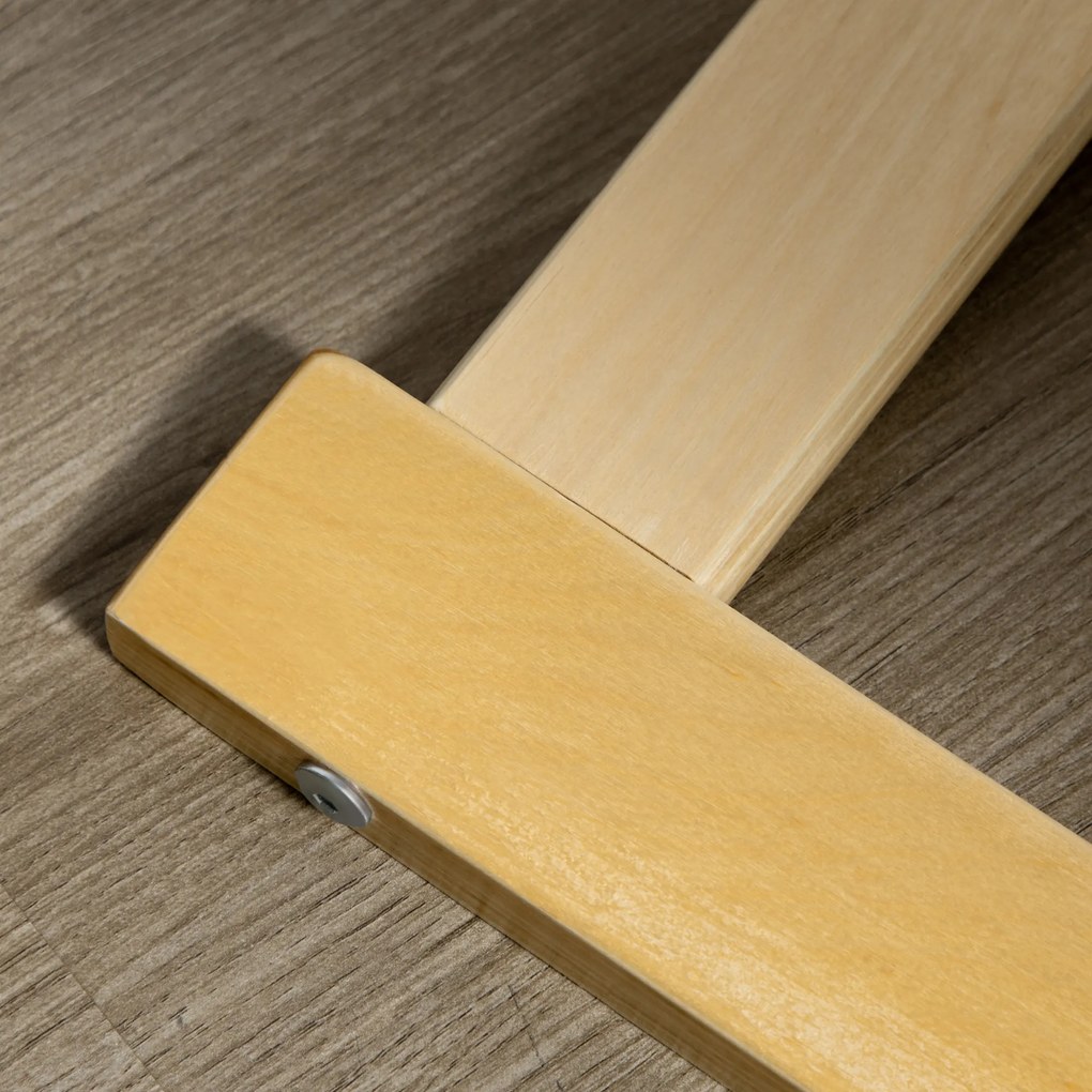 HOMCOM Πολυθρόνα με υποπόδιο, σετ πολυθρόνας, έως 120 kg, όψη λινό, μασίφ ξύλο, Γκρι + Φυσικό, 66,5 x 80 x 99 cm