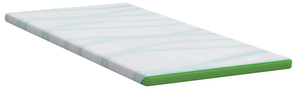 vidaXL Στρώματα Λευκό και Πράσινο 90 x 200 cm