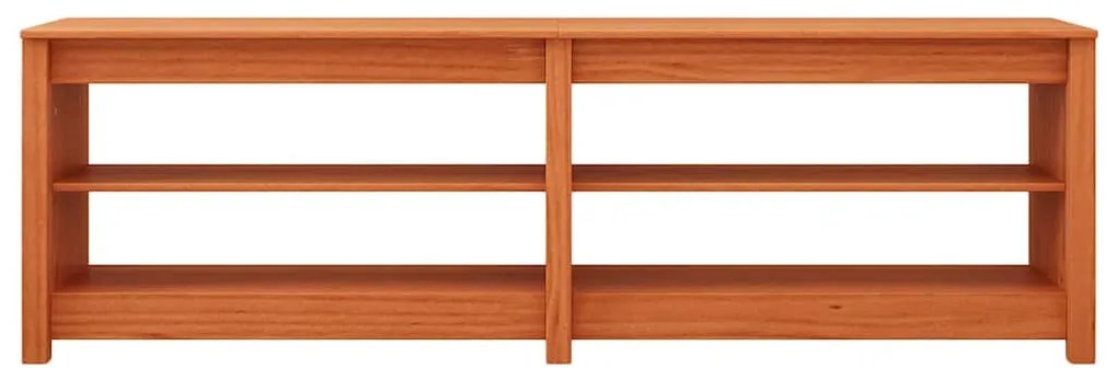 vidaXL Πάγκος για παπούτσια με ράφι Κερωτό καφέ 160 x 36,5 x 50 εκ.