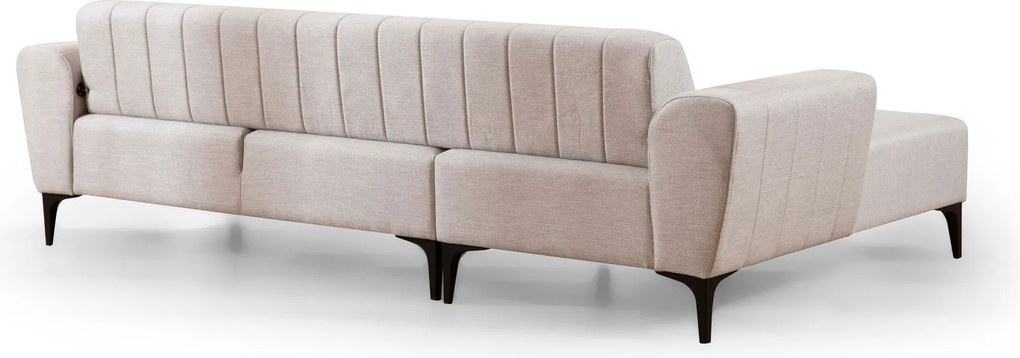 Corner Sofa-Bed Hamlet Left - Ecru Ecru