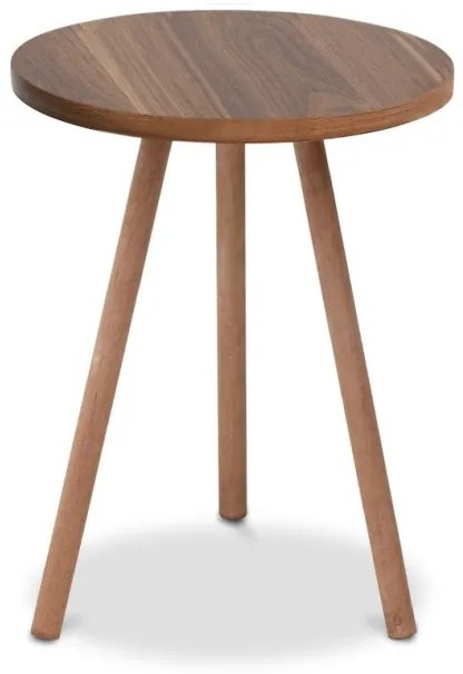 Βοηθητικό Τραπεζάκι Roma Καρυδί 33,5x33,5x46 GP022-0026,7 Megapap-GP022-0026,7-Σκ. καφέ GP022-0026,7