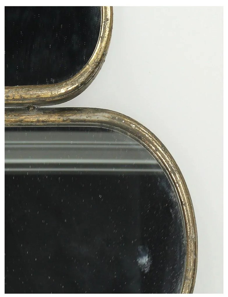 Καθρέπτης ArteLibre Καφέ Μέταλλο 37.5x3x58.5cm