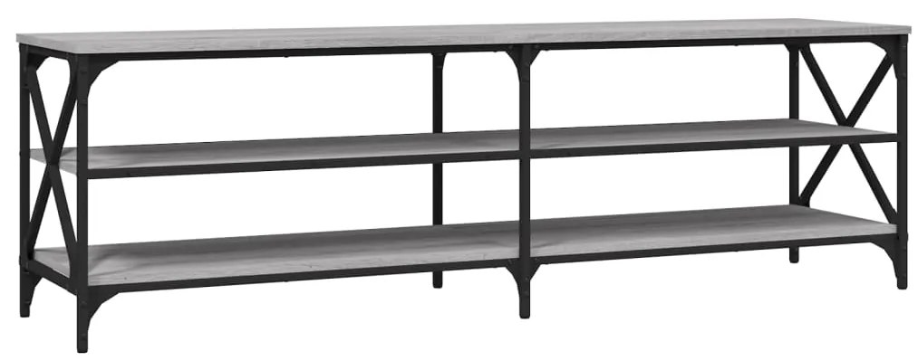 vidaXL Έπιπλο Τηλεόρασης Γκρι Sonoma 160 x 40 x 50 εκ. Επεξεργ. Ξύλο