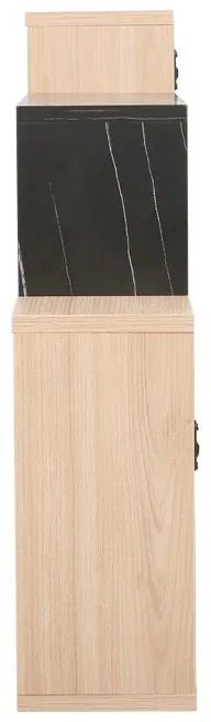 Ράφι τοίχου Beldra σε φυσική απόχρωση με όψη μαρμάρου 84x15x57.8εκ. 84x15x57.8 εκ.