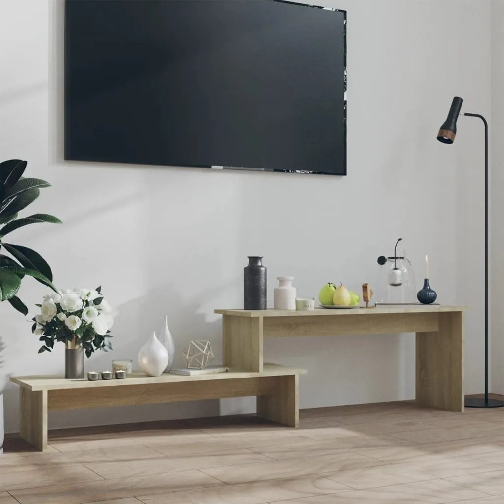 vidaXL Έπιπλο Τηλεόρασης Sonoma Δρυς 180 x 30 x 43 εκ. από Επεξ. Ξύλο