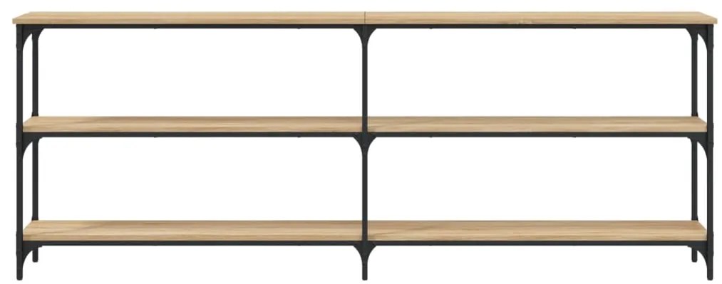 vidaXL Κονσόλα Τραπεζιού Sonoma Δρυς 200 x 29 x 75 εκ. από Τεχνητό Ξύλο