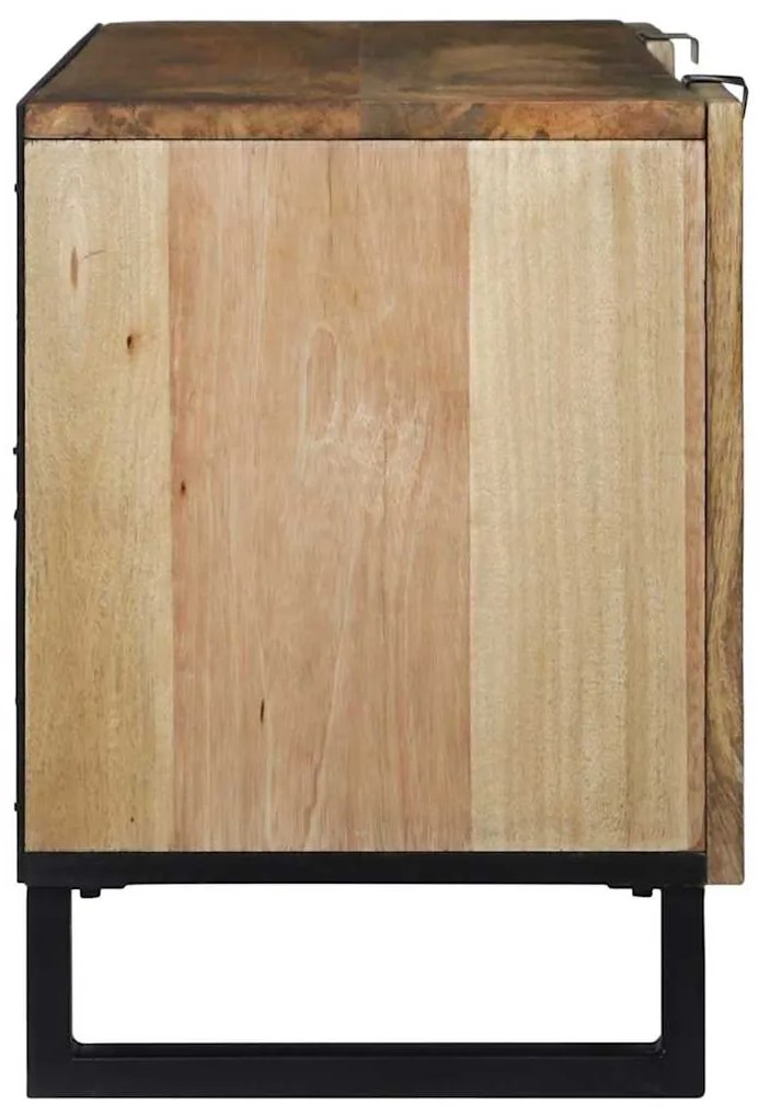 vidaXL Κονσόλα Τηλεόρασης Καφέ 160 x 30 x 30.5 εκ. Μασίφ ξύλο μάνγκο