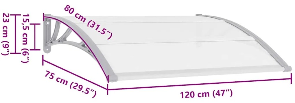 ΣΤΕΓΑΣΤΡΟ ΠΟΡΤΑΣ ΓΚΡΙ / ΔΙΑΦΑΝΕΣ 120 X 80 ΕΚ. ΠΟΛΥΑΝΘΡΑΚΙΚΟ 144818