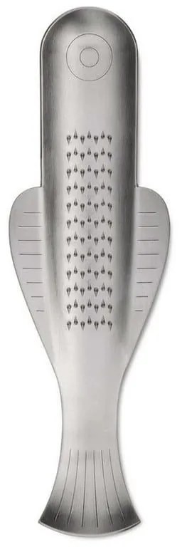 Τρίφτης Χειρός Boga VS06 18,5x5,7x1,8cm Μεταλλικός Silver Alessi Stainless Steel