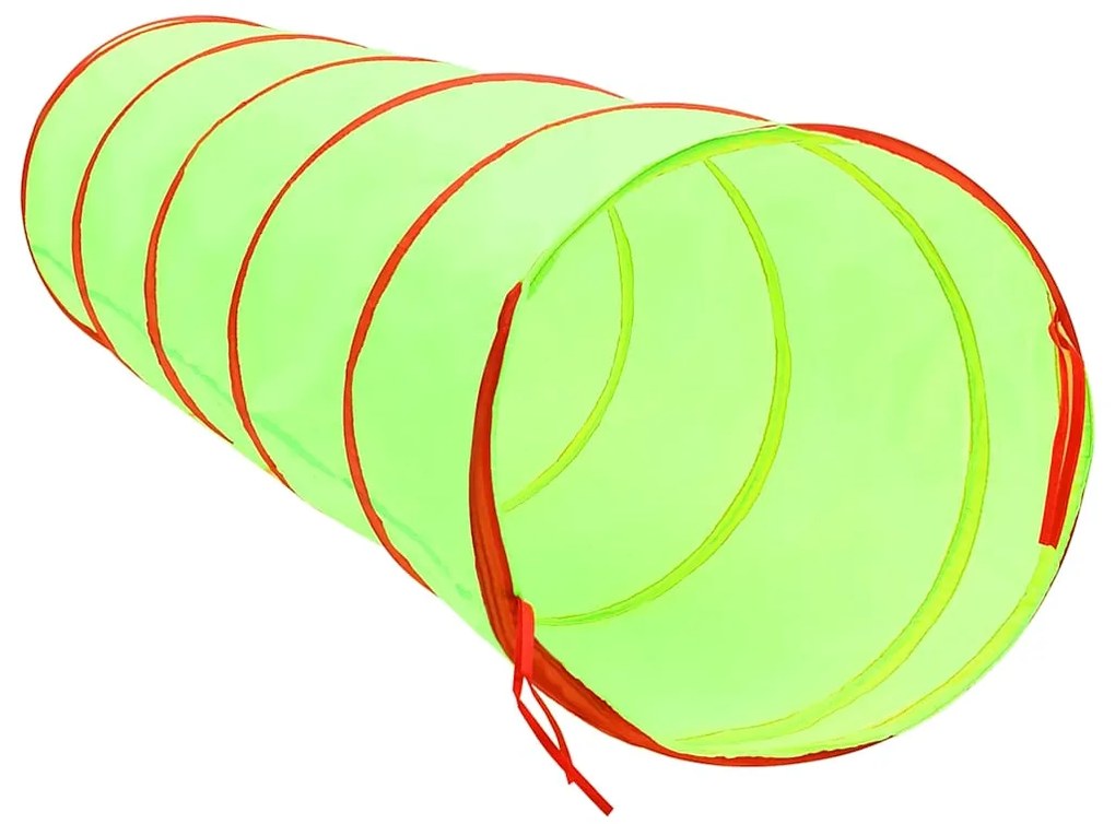 vidaXL Παιδικό Τούνελ Πράσινο 175 εκ. από Πολυεστέρα με 250 Μπάλες