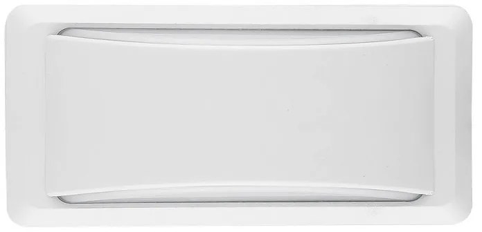 Adeleq Led Απλίκα Pc Ορθογώνια Up-Down 13W 4000K Ip65 Λευκή 21-001310
