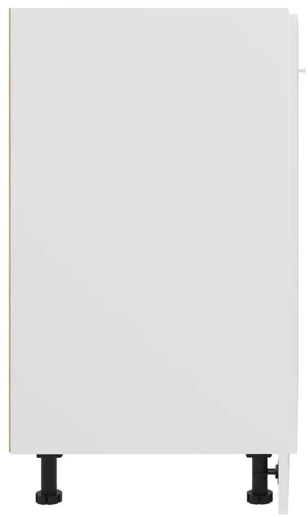 Ντουλάπι Δαπέδου Λευκό 60x46x81,5 εκ. Μοριοσανίδα - Λευκό