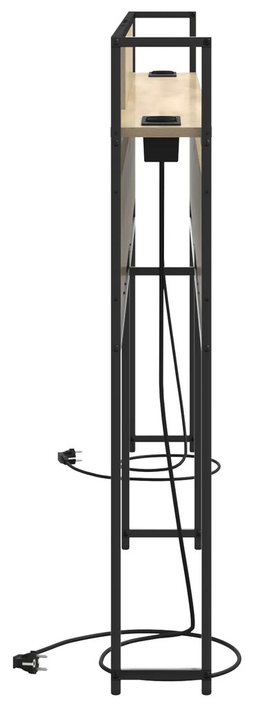 vidaXL Κεφαλάρι Αποθήκης Sonoma Δρυς 180 cm Επεξεργασμένο ξύλο