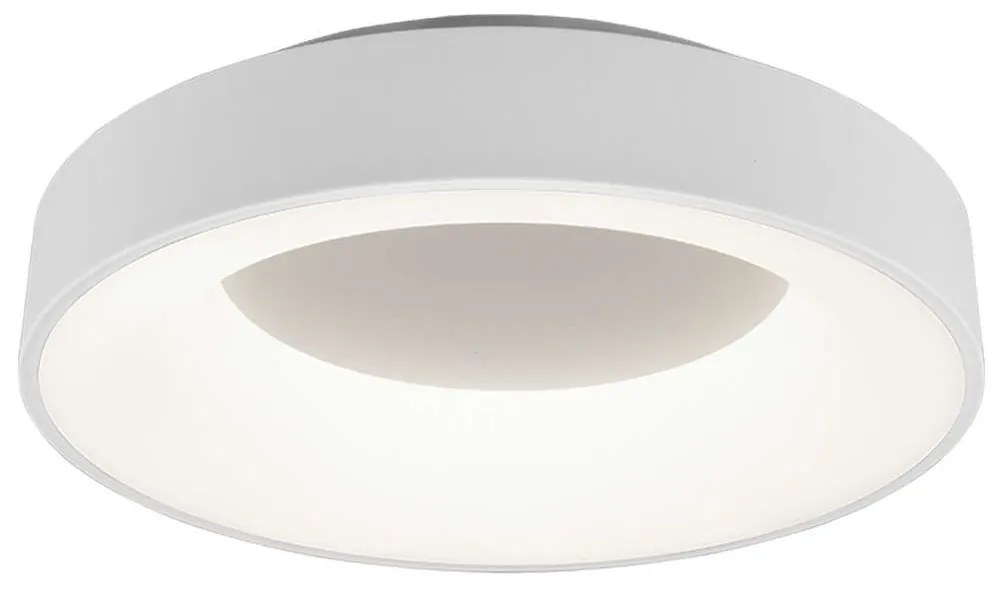Φωτιστικό Οροφής - Πλαφονιέρα Girona 671210131 27W Led Φ45cm 11cm White Mat Trio Lighting Metal