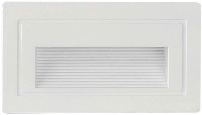 V-TAC Φωτιστικό για Σκαλοπάτια LED – Step Light LED 3W 230V 180lm 270° IP65 Ορθογώνιο Ζεστό Λευκό Άσπρο Σώμα 10378