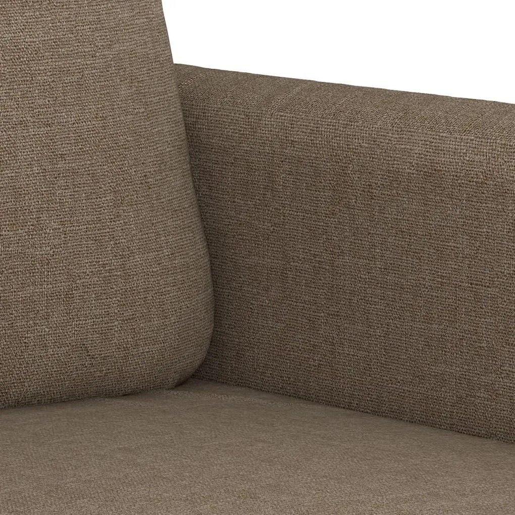 vidaXL Καναπές Τριθέσιος Taupe 180 εκ. Υφασμάτινος