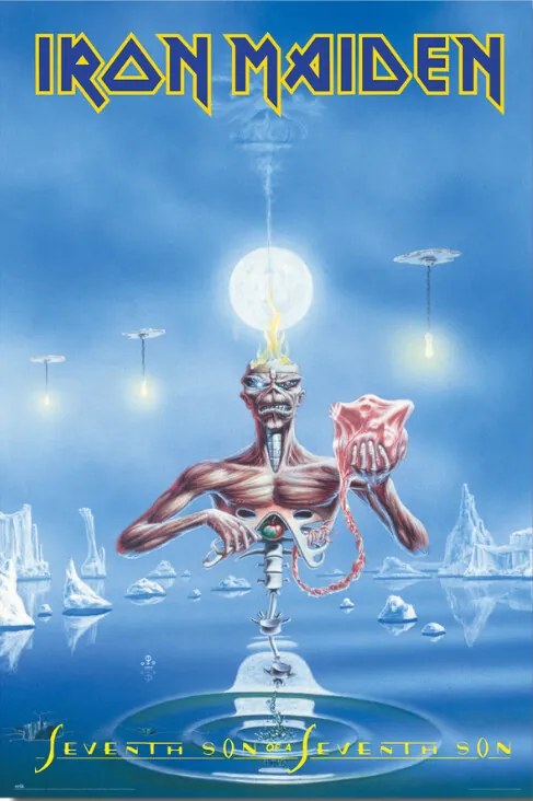 Αφίσα Iron Maiden - Seventh Son of the Seventh Son, (61 x 91.5 cm)