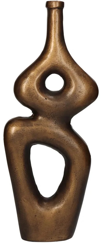 Βάζο ArteLibre Μπρονζέ Αλουμίνιο 16x5x39cm