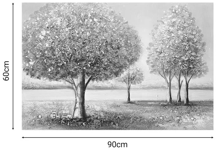 Πίνακας σε καμβά Forest Inart 90x3x60εκ 90x3x60 εκ.