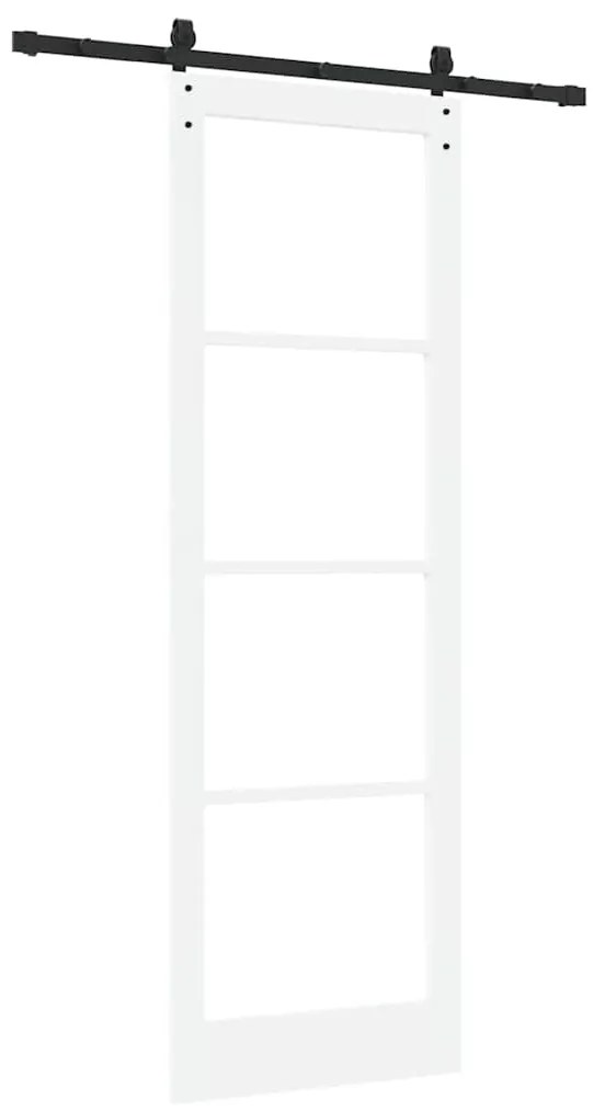 vidaXL Συρόμενη Πόρτα ORKDAL Λευκό 78 x 232 cm Ξύλο και μέταλλο