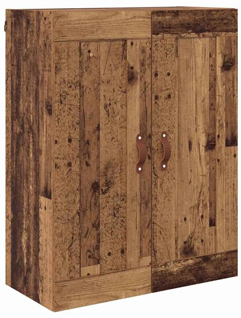 vidaXL Highboard Παλιό Ξύλο 69,5 x 34 x 180 εκ. Επεξεργασμένο ξύλο