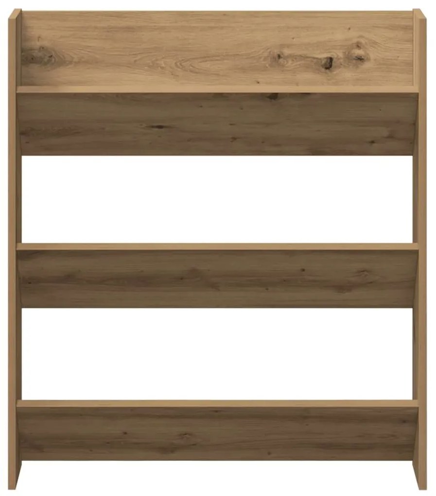 vidaXL Ντουλάπι παπουτσιών τοίχου Artisan Oak Κατασκευασμένο ξύλο