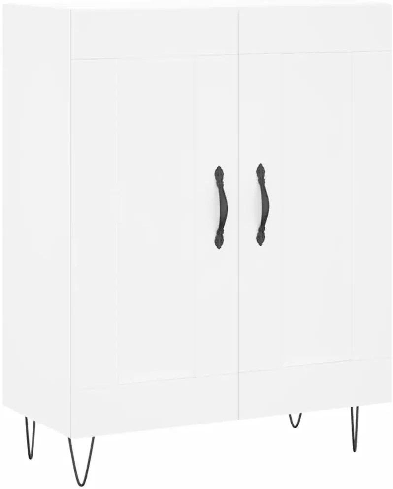 vidaXL Ντουλάπι Λευκό 69,5x34x180 εκ. από Επεξεργασμένο Ξύλο