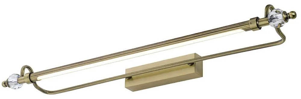 Φωτιστικό Τοίχου - Απλίκα Rembrant L 8167 13W Led Antique Brass Nowodvorski Μέταλλο