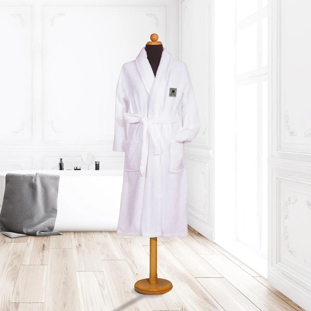 Μπουρνούζι Greenwich Polo Club Cozy 3200 White Λευκό MEDIUM