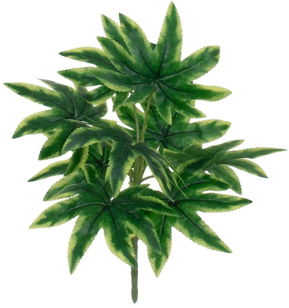 Τεχνητό Κλαδί-Φυτό Rice Paper 78272 30cm Green GloboStar Plastic, Fabric