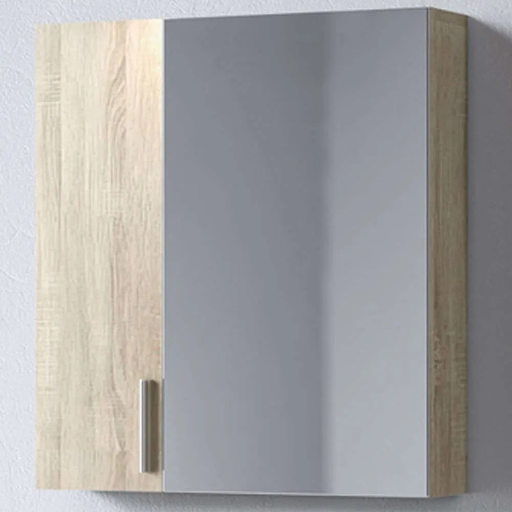 Καθρέπτης Μπάνιου Με Ντουλάπι Siena 3MSI065SN0W 60x14x65cm Sonoma Μελαμίνη
