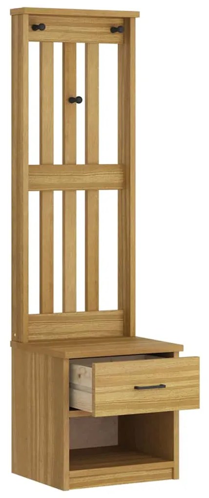 vidaXL Δέντρο χωλ "SANDNES" 45x40x159,5 εκ.Πεύκο μασίφ ξύλο