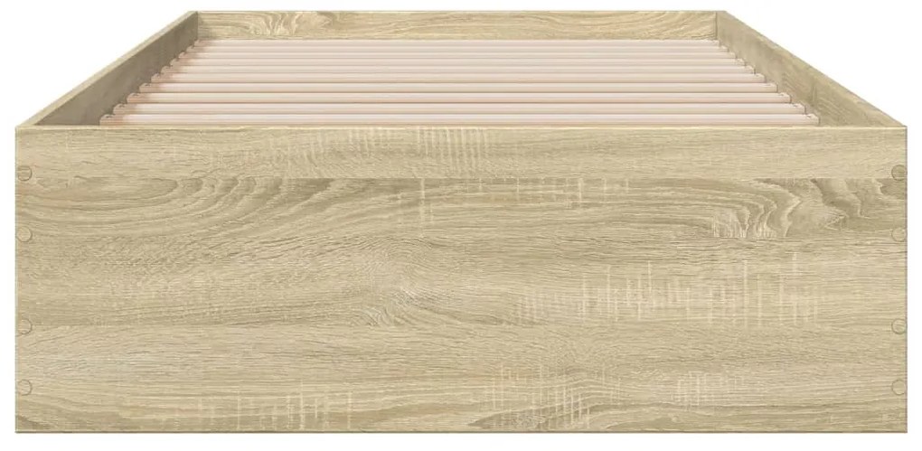 vidaXL Πλαίσιο Κρεβατιού με Συρτάρια Sonoma Δρυς 90x190εκ. Επεξ. Ξύλο
