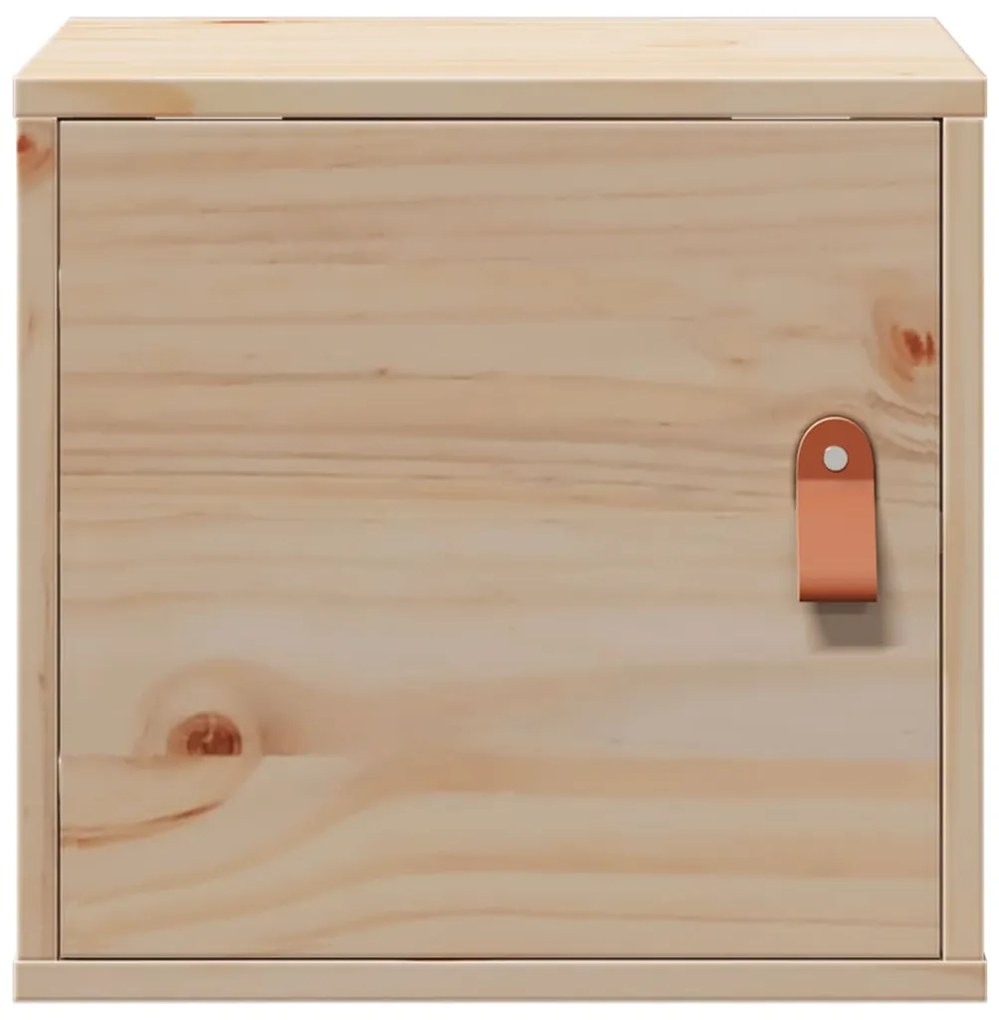 vidaXL Ντουλάπια Τοίχου 2 τεμ. 31,5x30x30 εκ. από Μασίφ Ξύλο Πεύκου