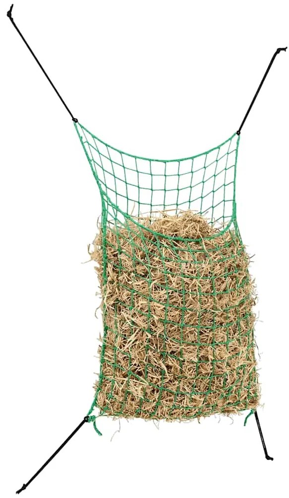 vidaXL Δίχτυα Σανού Ορθογώνια 2 τεμ. 0,9 x 1,5 μ. από Πολυπροπυλένιο