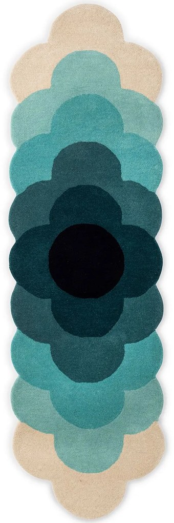 Χαλί Optical Flower 061207 Teal Orla Kiely 67X230cm