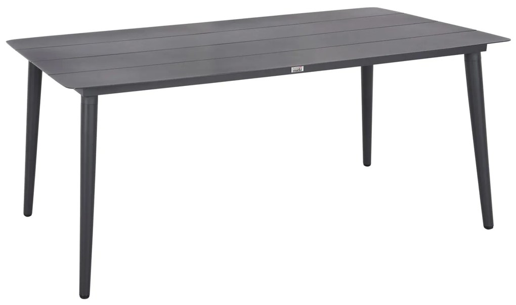 ALUMINUM RECTANGULAR TABLE JEROM  ANTHRACITE 180X90X74Hcm.