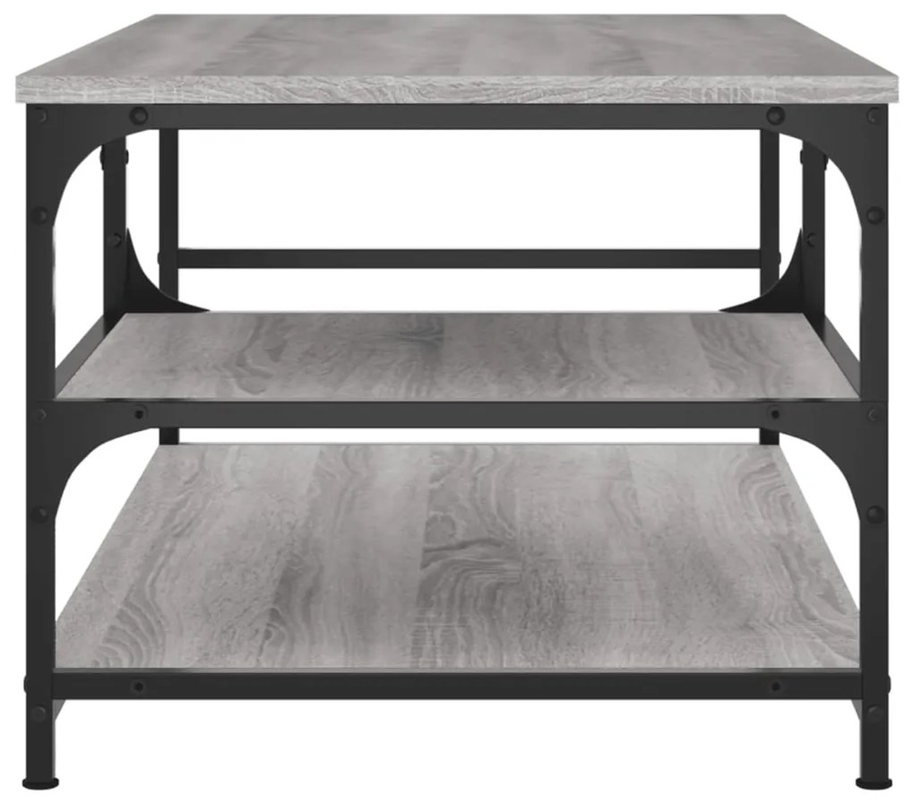 vidaXL Τραπεζάκι Σαλονιού Γκρι Sonoma 90 x 49 x 40 εκ. Επεξεργ. Ξύλο