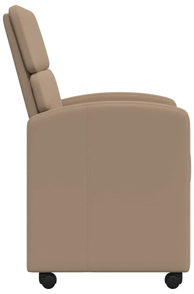 vidaXL Καρέκλες Φαγητού με Ρόδες 2 pcs Καπουτσίνο 58 x 65 x 98 εκ.